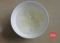 Illustration of how to make matcha jelly mousse 5