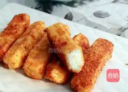 Illustration of how to make crispy fried fresh milk 8