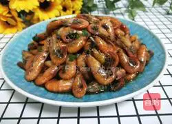 Illustration of braised shrimp with seeds 7