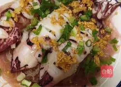 Illustration of how to make steamed squid with vermicelli 10