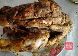 Illustration of how to make beggar's chicken 6