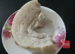 Illustration of how to make twice-cooked pork with melon rind 2