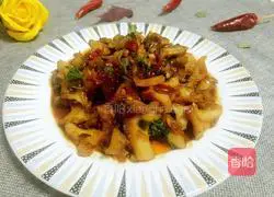 Illustration of how to make spicy fried conch meat 10