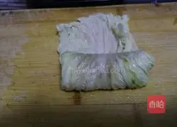 Illustration of how to make steamed cabbage rolls 8