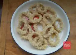 Illustration of making squid rings 9