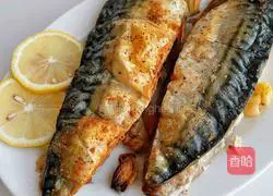 Illustration of grilled herring 7