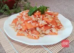 Illustration of how to make fried pumpkin and lilies 6