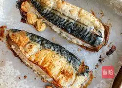 Illustration of grilled herring 6