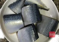 Illustration of braised mackerel 2