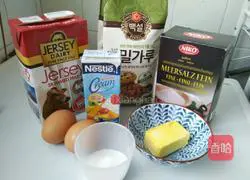 Illustration of how to make cream puffs 1