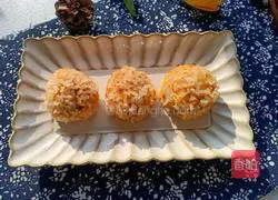 Illustration of how to make sweet potato and glutinous rice balls 10