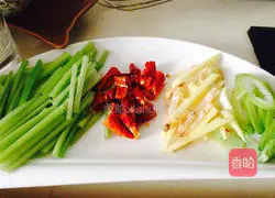 Illustration of how to make dry shredded beef 2