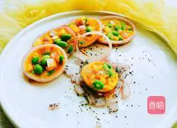 (Onion Ring Egg Pancake) Illustration of how to do it 8