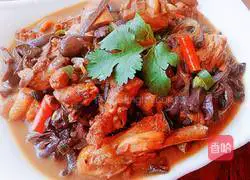 Illustration of how to make stewed chicken nuggets with dried mushrooms 19