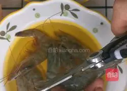 Braised in oil Illustration of how to make prawns 1