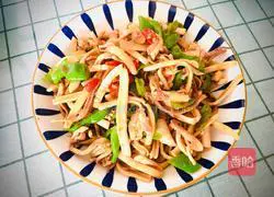 Illustration of how to make shredded squid with pickled pepper 14