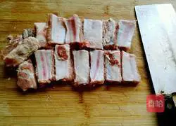 Illustration of how to make sweet and sour pork ribs 2