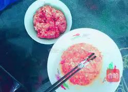 Illustration of how to make Nanjian meatballs 5