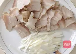 Illustration of how to cook twice-cooked pork 2