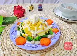 Chicken Breast Toast Salad Recipe Illustration 7