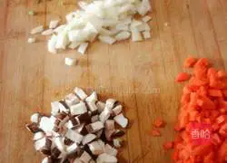 Illustration of making pan mini pizza 2