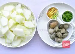 Winter Melon Clam Soup Recipe Illustration 1