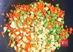 Vegetarian stir-fried three diced ones Practice illustration 6