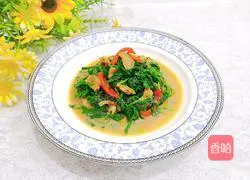 Illustration of how to make stir-fried leeks with clam meat 14