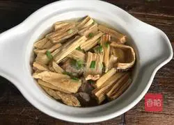 Illustration of how to make steamed pork ribs with yuba 9