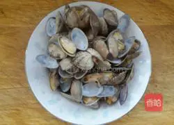 Clam and loofah soup recipe 2