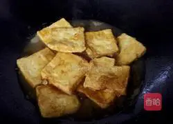 Illustration of how to make golden pot tofu 9