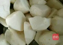 Illustration of how to make spicy pepper and taro chicken 2