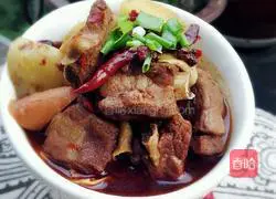 Illustration of Sichuan Style Potato Braised Pork Ribs 23