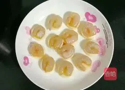 Illustration of how to make steamed shrimps with tamagoyaki tofu 7