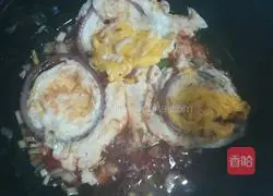 Illustration of how to make sweet and sour poached eggs 11