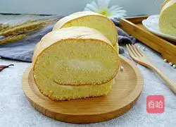 Chiffon Cream Cake Roll Recipe Illustration 22