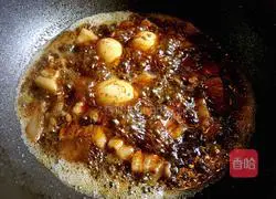 Illustration of how to cook braised pork with eggs 7