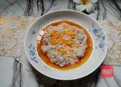 # steamed vegetables#Salted egg steamed meat patties Illustration of how to do it 1