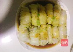 Illustration of how to make cabbage meat rolls 8