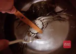 Illustration of how to make scallion oil crab cheese rice cake 2