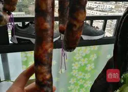 Illustration of homemade spicy sausage 14