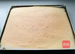 Yellow Peach Cream Cake Roll Recipe Illustration 13