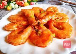 Illustration of Braised Prawns 1