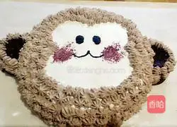 Monkey Cream Cake Recipe Illustration 16