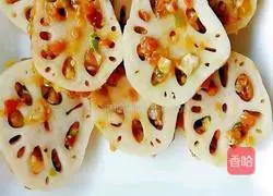 Illustration of how to make pan-fried lotus root slices 5