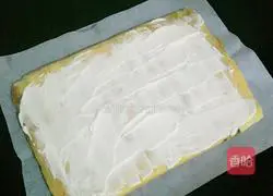 Camouflage Cream Cake Roll Recipe Illustration 22