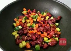 Illustration of how to make cherry meat 11