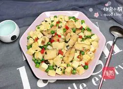 Illustration of how to make pan-fried fish fillet and braised tofu 18