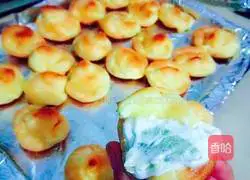 Illustration of how to make cream puffs (handmade) 7