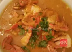 Illustration of how to make red pumpkin soup 6